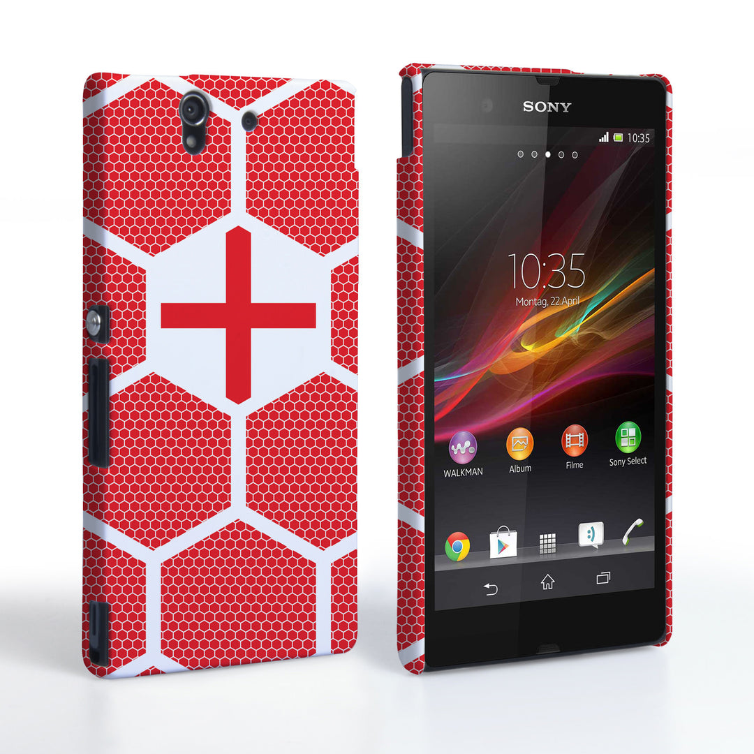 Caseflex Sony Xperia Z England Football Pattern World Cup Case 