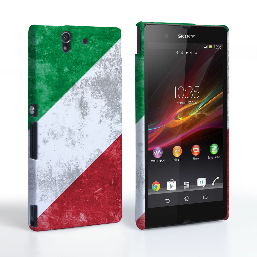 Caseflex Sony Xperia Z Retro Italy Flag Case