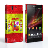 Caseflex Sony Xperia Z Retro Spain Flag Case