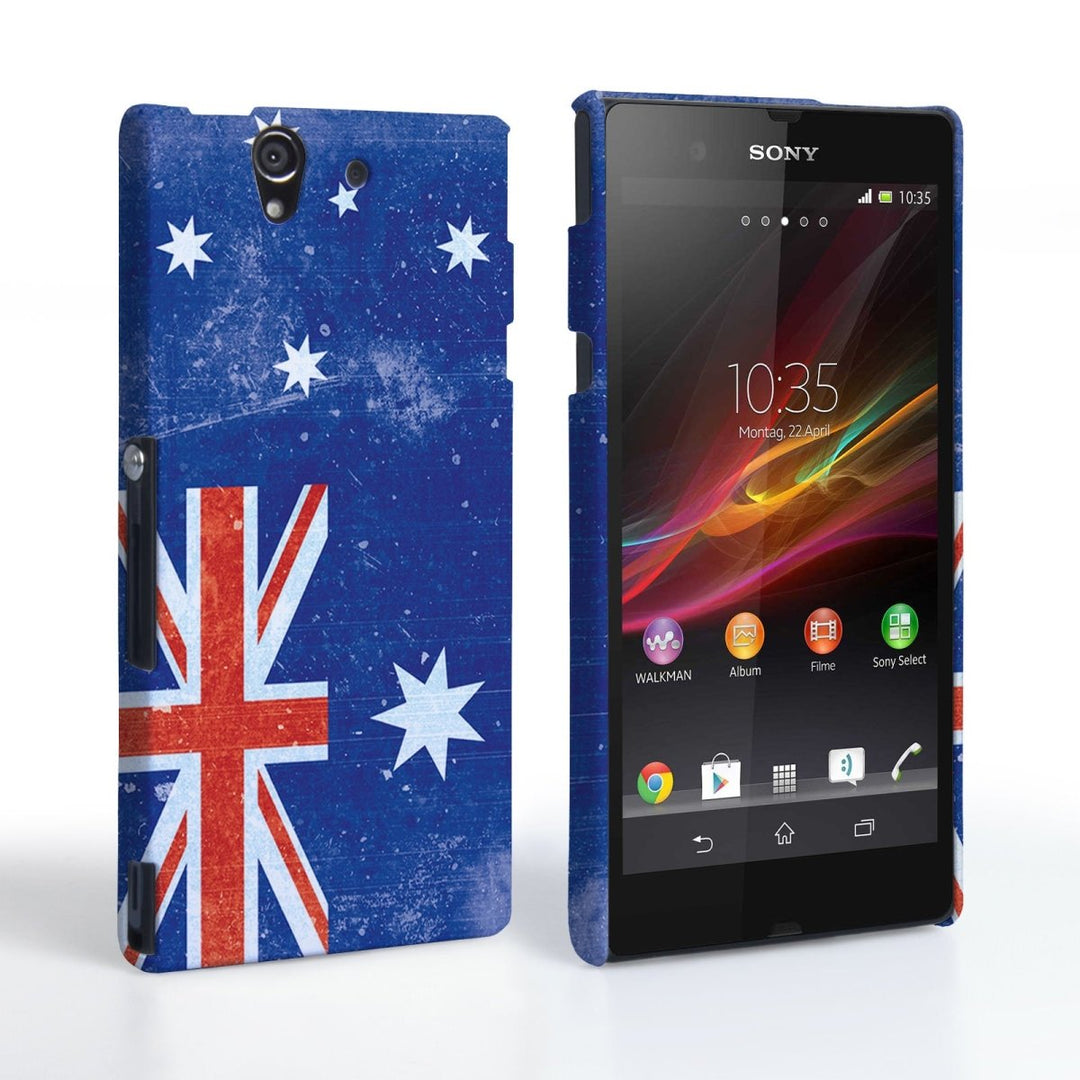 Caseflex Sony Xperia Z Retro Australia Flag Case - Mobile Madhouse