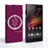Caseflex Sony Xperia Z Chanel Diamond And Pearls Quote Case