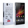 Caseflex Sony Xperia Z Marilyn Monroe Face Quote Case
