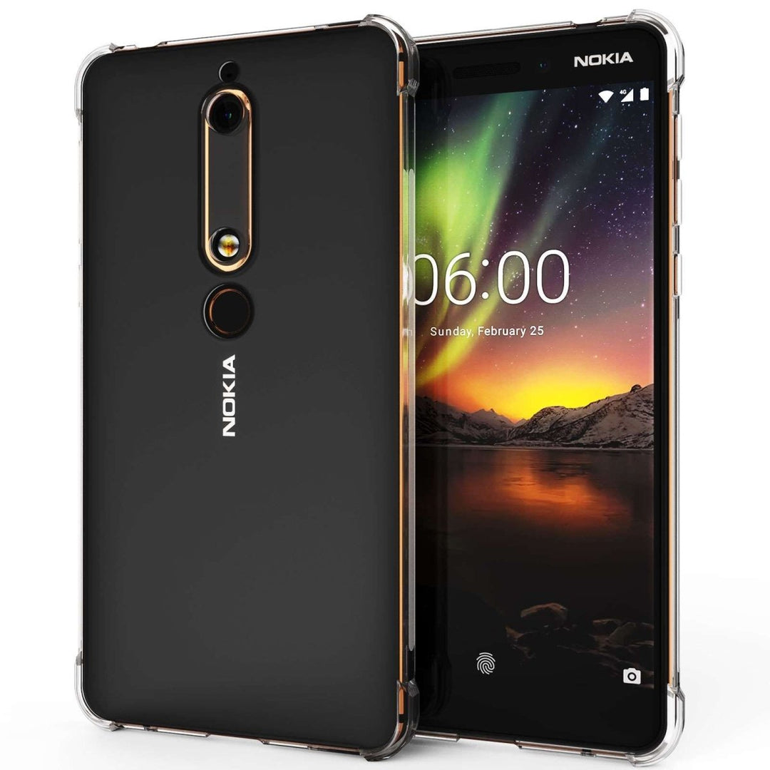 Nokia 6 (2018) Alpha TPU Gel - Clear - Mobile Madhouse