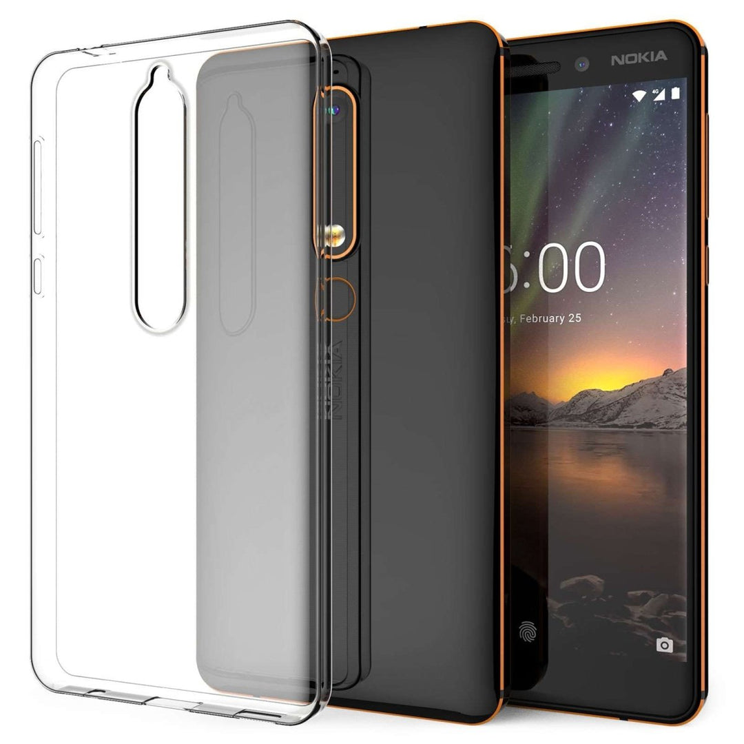 Nokia 6 (2018) Ultra Thin TPU Gel - Clear - Mobile Madhouse