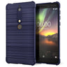 Nokia 6 (2018) Carbon Anti Fall TPU Case - Blue