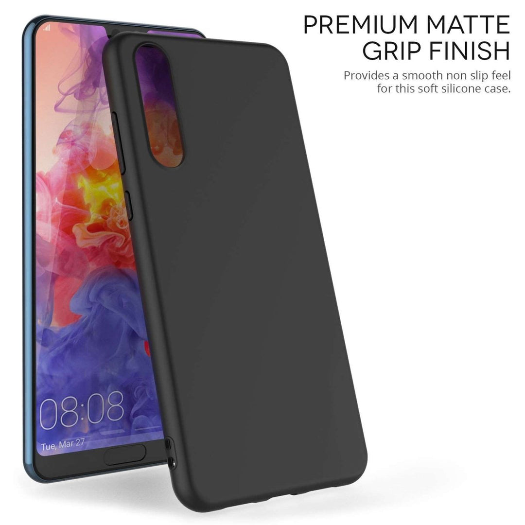 Huawei P20 Pro Matte TPU Gel - Solid Black - Mobile Madhouse