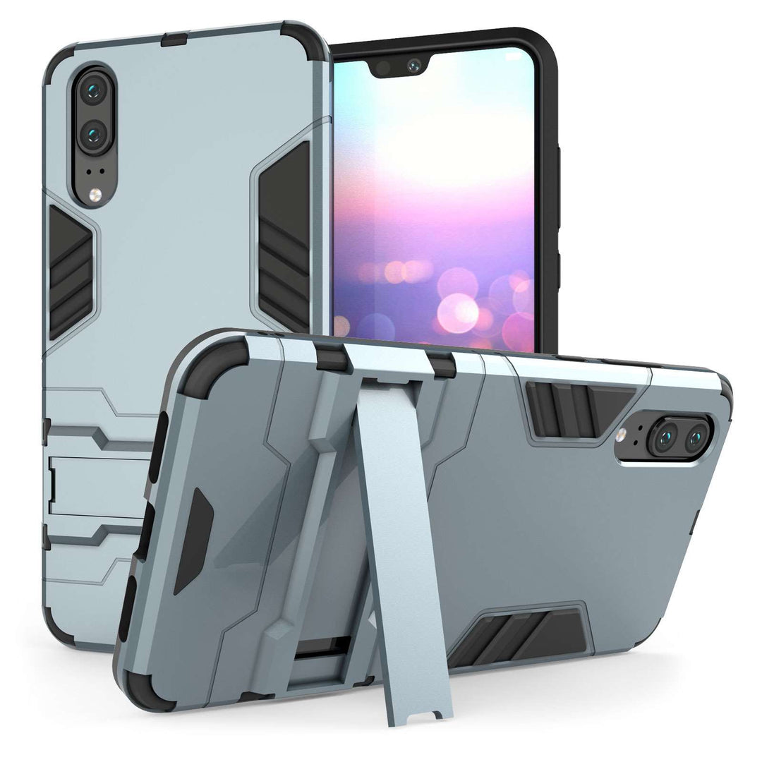 Huawei P20 Armour Kickstand - Steel Blue - Mobile Madhouse