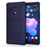 HTC U12 Carbon Anti Fall TPU Case - Blue