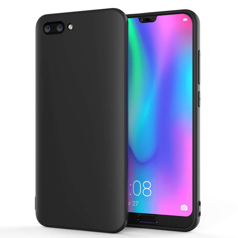 Huawei Honor 10 Matte TPU Gel - Solid Black - Mobile Madhouse