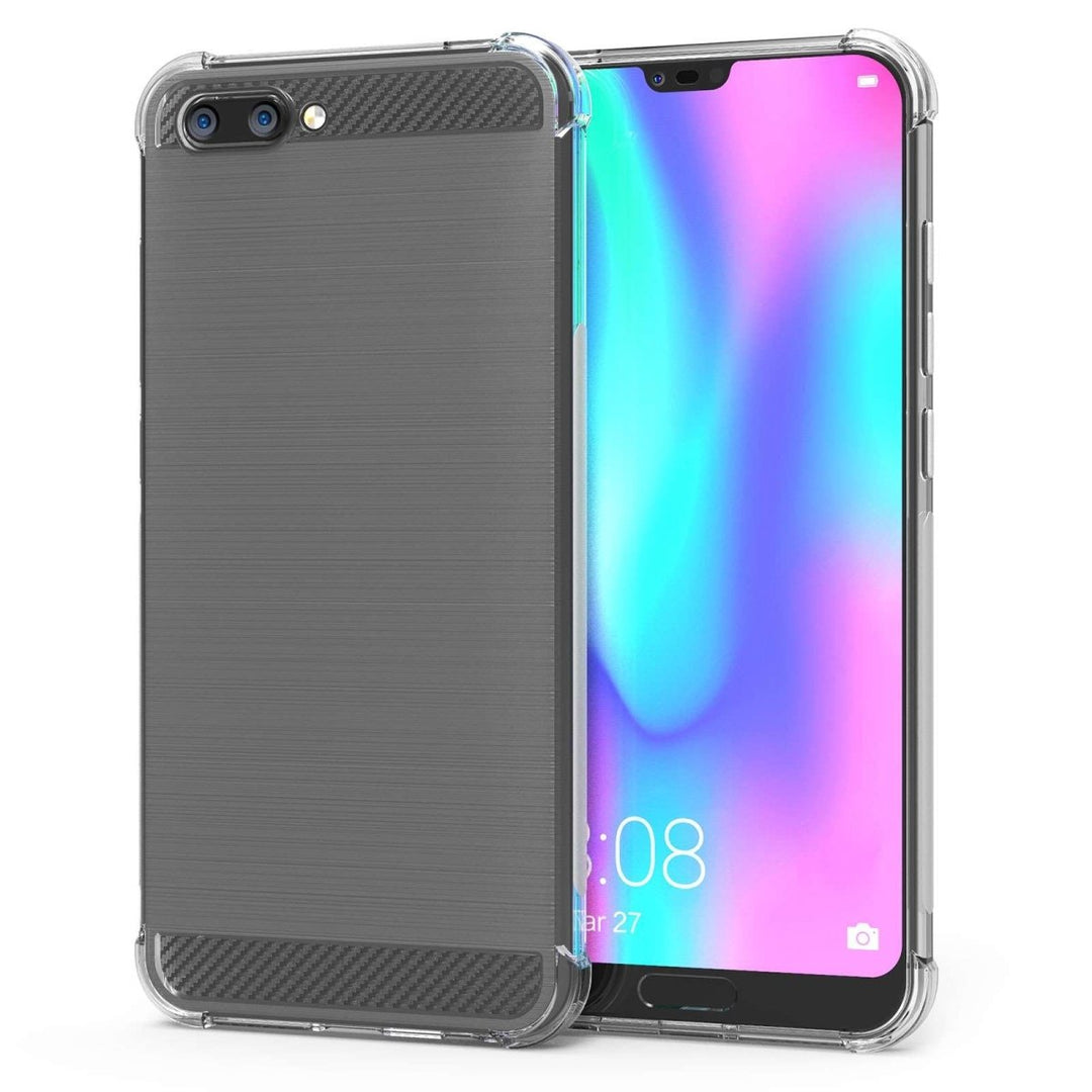 Huawei Honor 10 Carbon Anti Fall TPU Case - Clear - Mobile Madhouse