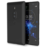 Sony Xperia XZ2 Premium Matte TPU Gel - Solid Black - Mobile Madhouse