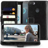 HTC Desire 12 Plus PU Leather ID Stand Wallet - Black