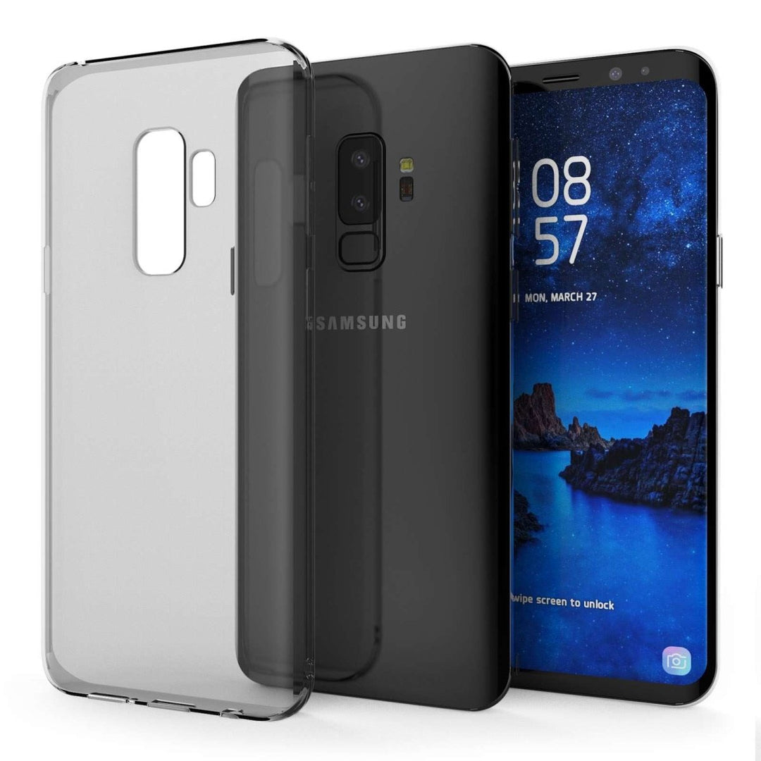 Samsung Galaxy S9 Plus TPU Gel Case - Smoke Black - Mobile Madhouse