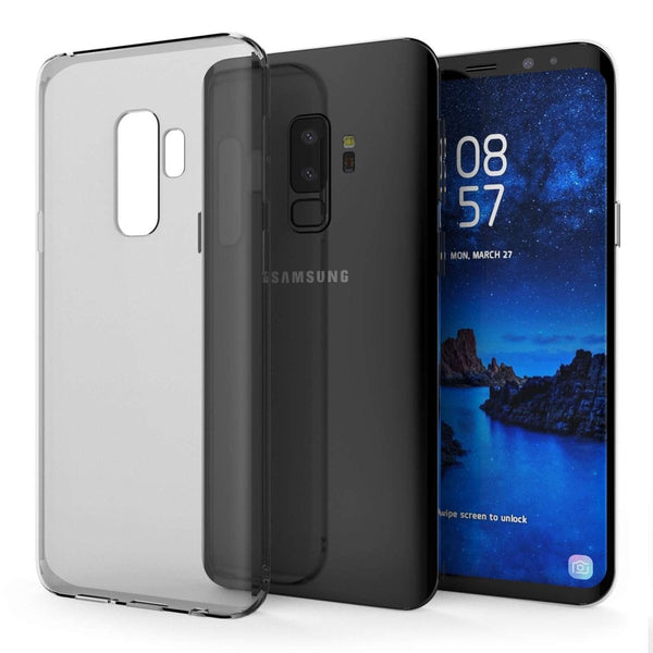 Samsung Galaxy S9 Plus TPU Gel Case - Smoke Black - Mobile Madhouse
