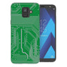Samsung A6 (2018) Green Circuit Board TPU Gel Case
