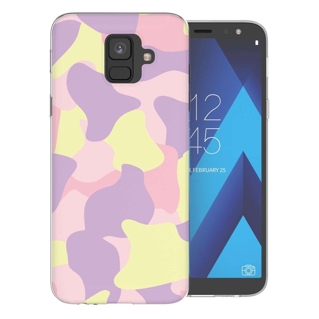 Samsung A6 (2018) Pink Camouflage TPU Gel Case - Mobile Madhouse