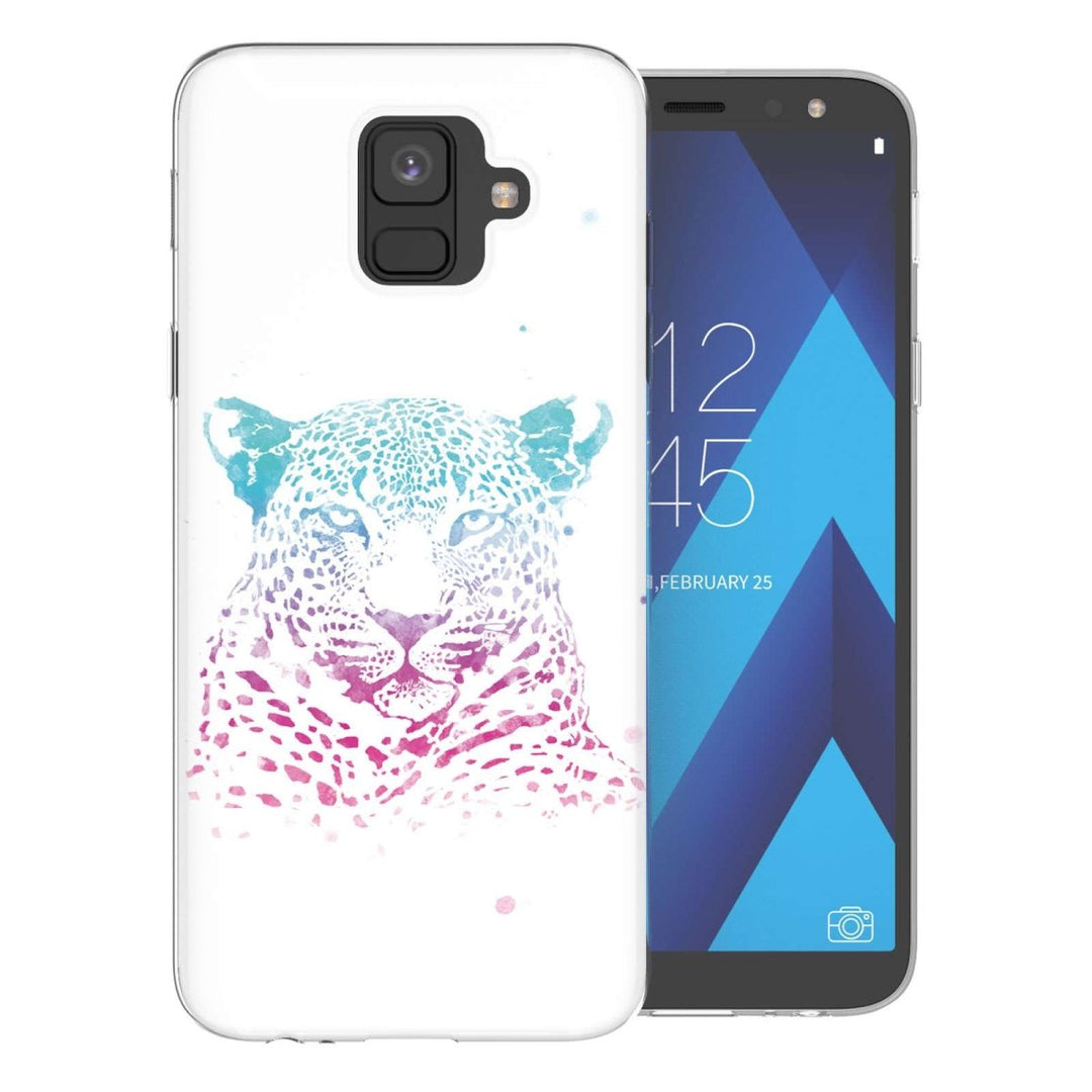 Samsung A6 (2018) Leopard Splash TPU Gel Case - Mobile Madhouse