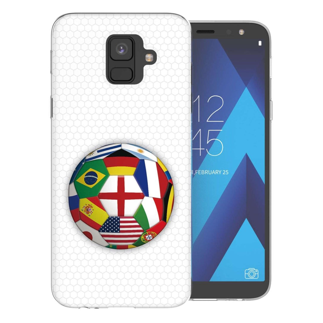 Samsung A6 (2018) World Cup Flags TPU Gel Case - Mobile Madhouse