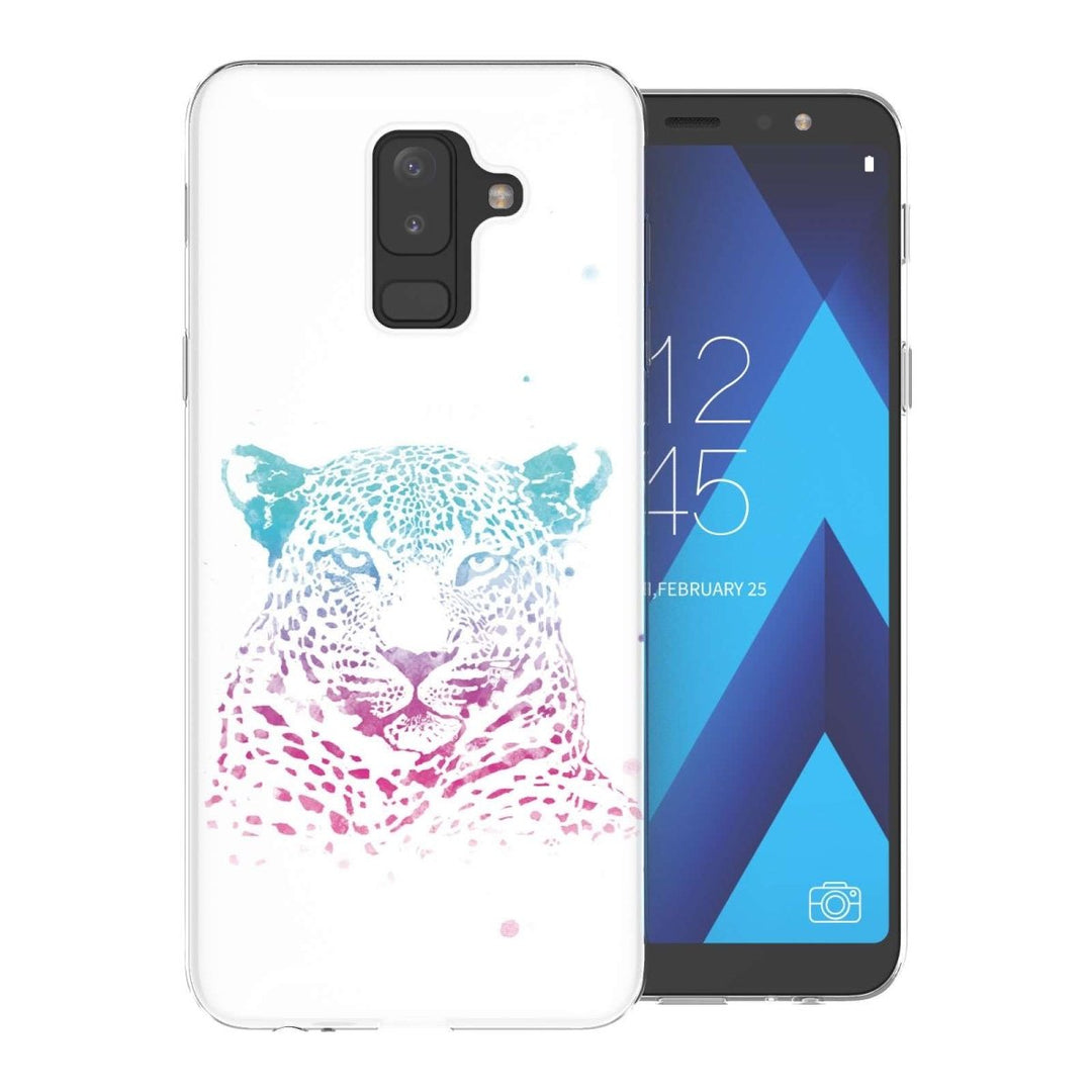 Samsung A6 Plus (2018) Leopard Splash TPU Gel Case - Mobile Madhouse