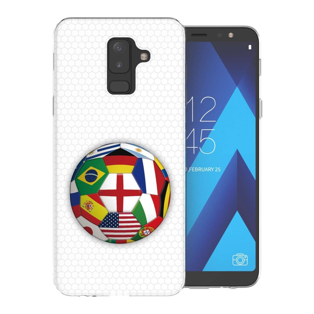 Samsung A6 Plus (2018) World Cup Flags TPU Gel Case - Mobile Madhouse