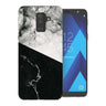 Samsung A6 Plus (2018) Black White Marble Slice TPU Gel Case