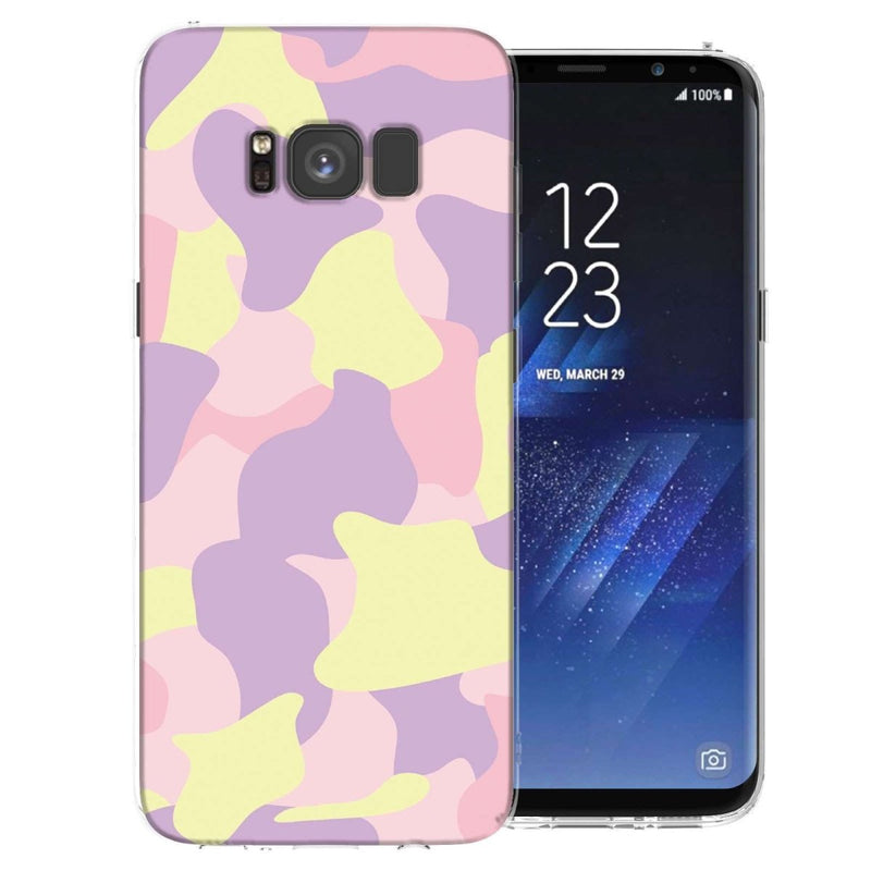 Samsung Galaxy S8 Pink Camouflage TPU Gel Case - Mobile Madhouse