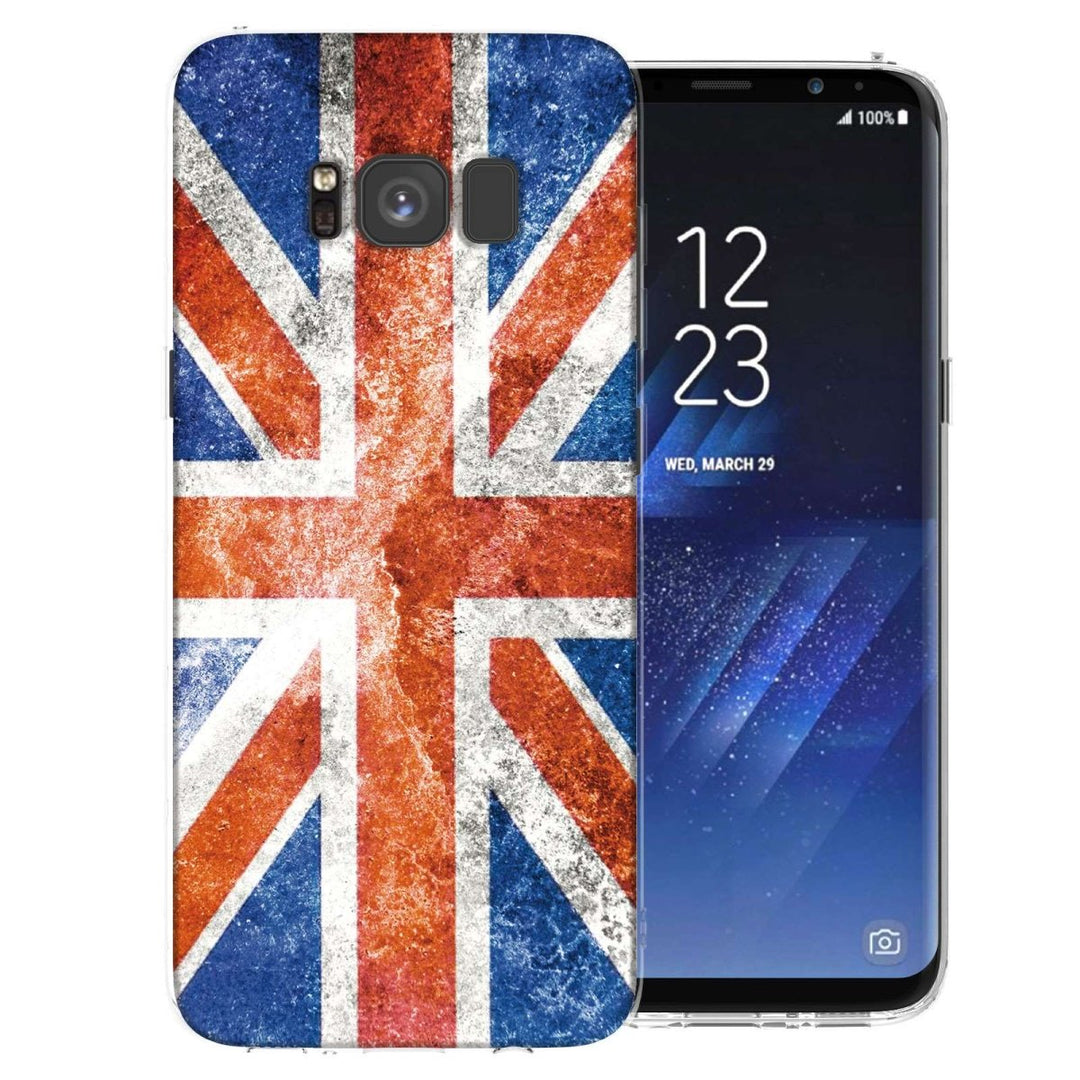 Samsung Galaxy S8 Retro Union Jack Flag TPU Gel Case - Mobile Madhouse