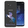 Samsung Galaxy S8 Blue Unicorn Personalised TPU Gel Case