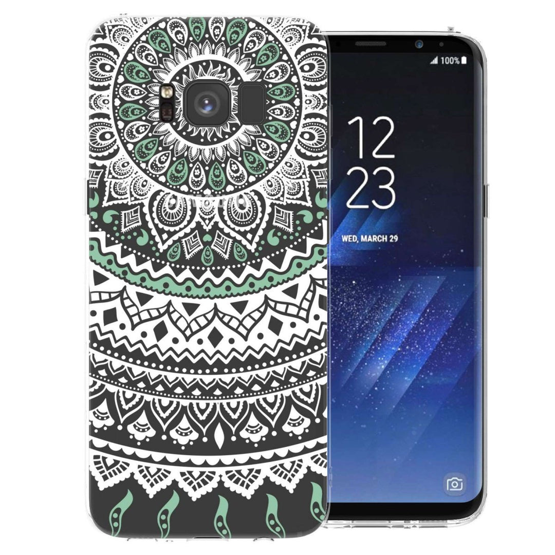 Samsung Galaxy S8 Mandala TPU Gel Case - Mint Green - Mobile Madhouse