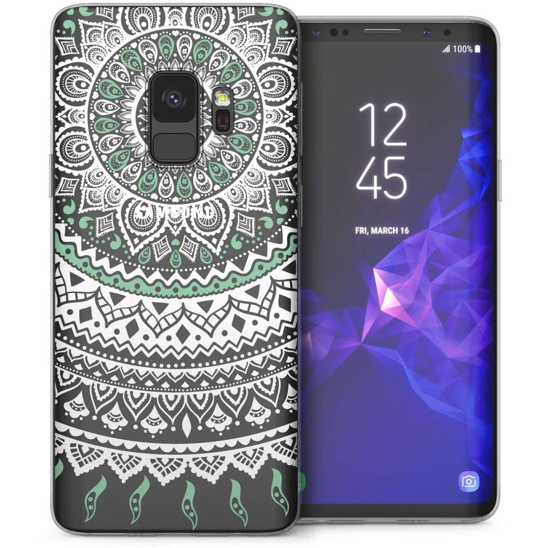 Samsung Galaxy S9 Mandala Printed Pattern - Mint Green - Mobile Madhouse