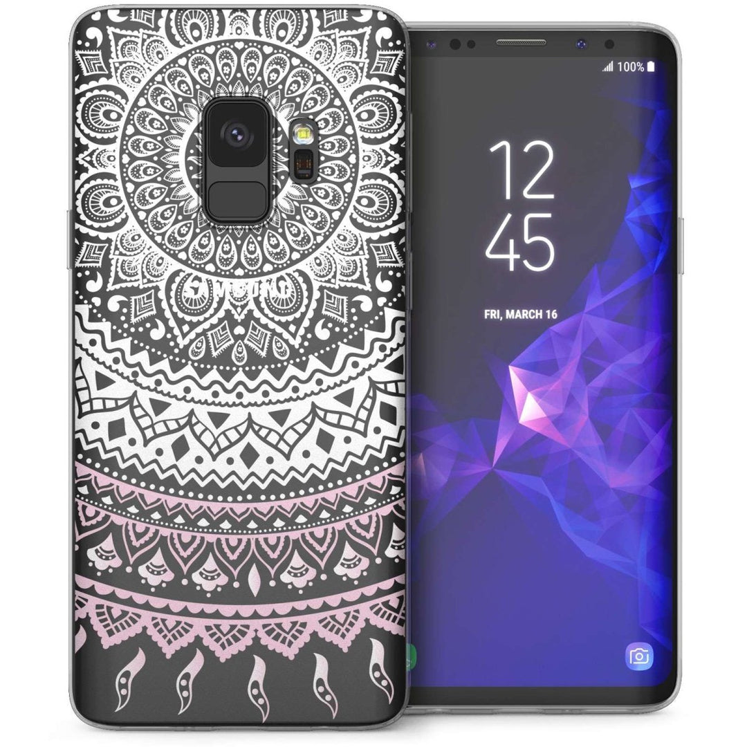 Samsung Galaxy S9 Mandala Printed Pattern - Pink - Mobile Madhouse