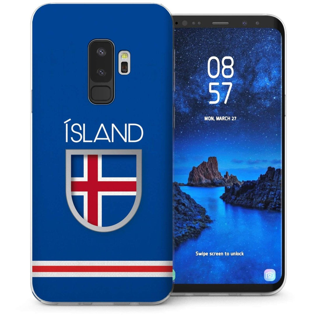 Samsung Galaxy S9 Plus Iceland World Cup TPU Gel Case - Mobile Madhouse