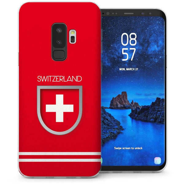 Samsung Galaxy S9 Plus Swiss World Cup TPU Gel Case - Mobile Madhouse
