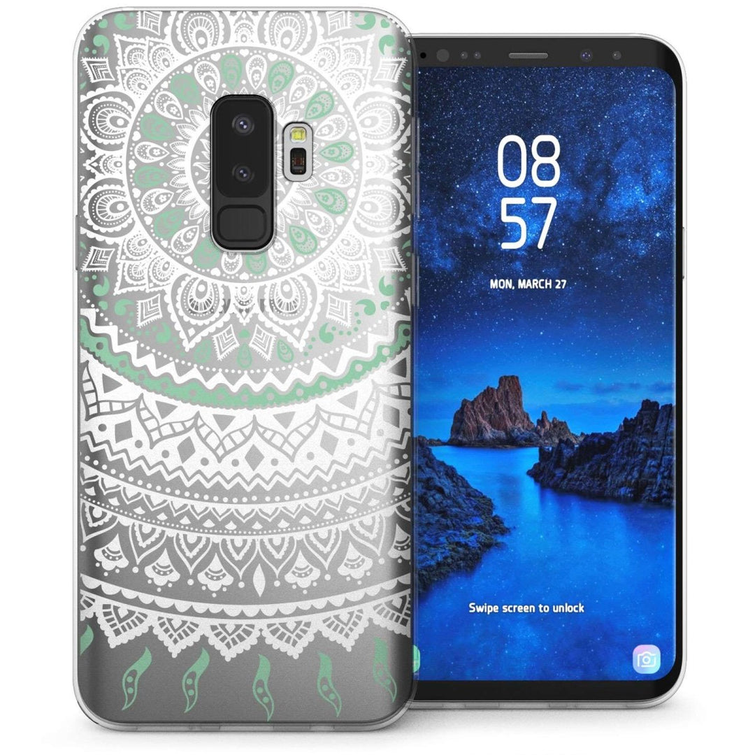 Samsung Galaxy S9 Plus Mandala Printed Pattern - Mint Green - Mobile Madhouse