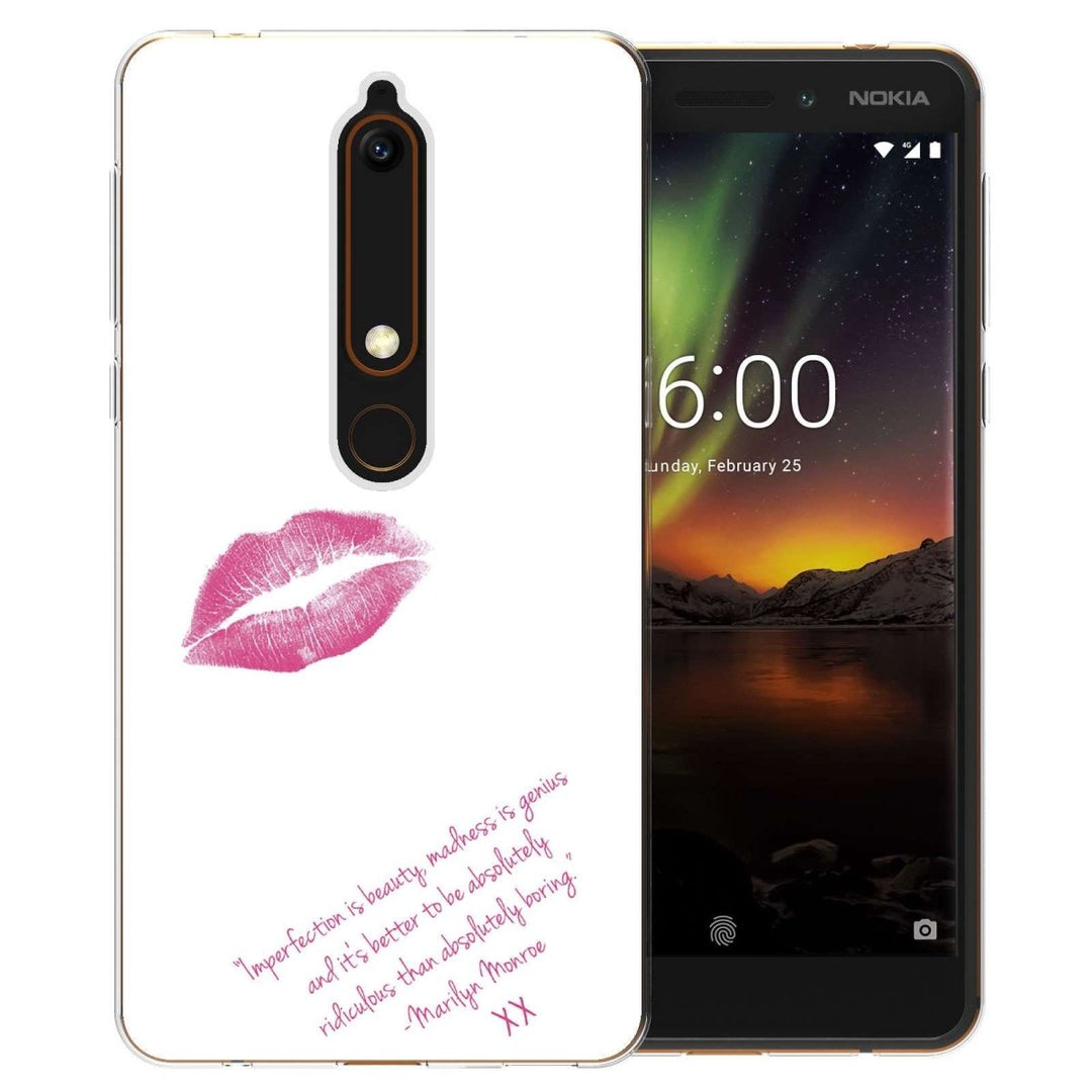 Nokia 6 (2018) Marilyn Monroe Quote TPU Gel Case - Mobile Madhouse
