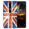 Nokia 6 (2018) Retro Union Jack Flag TPU Gel Case