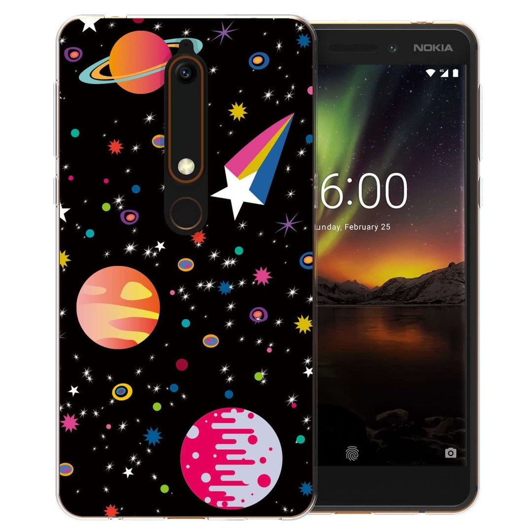 Nokia 6 (2018) Space TPU Gel Case - Mobile Madhouse