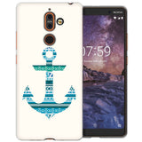 Nokia 7 Plus Aztec Blue Anchor TPU Gel Case - Mobile Madhouse