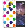 Nokia 7 Plus Multi Colour Polka Dot TPU Gel Case