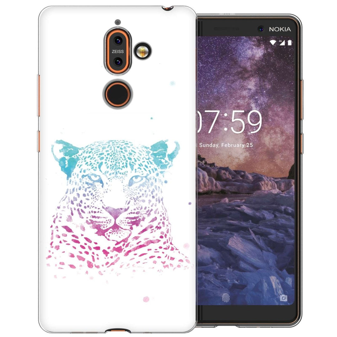 Nokia 7 Plus Leopard Splash TPU Gel Case - Mobile Madhouse