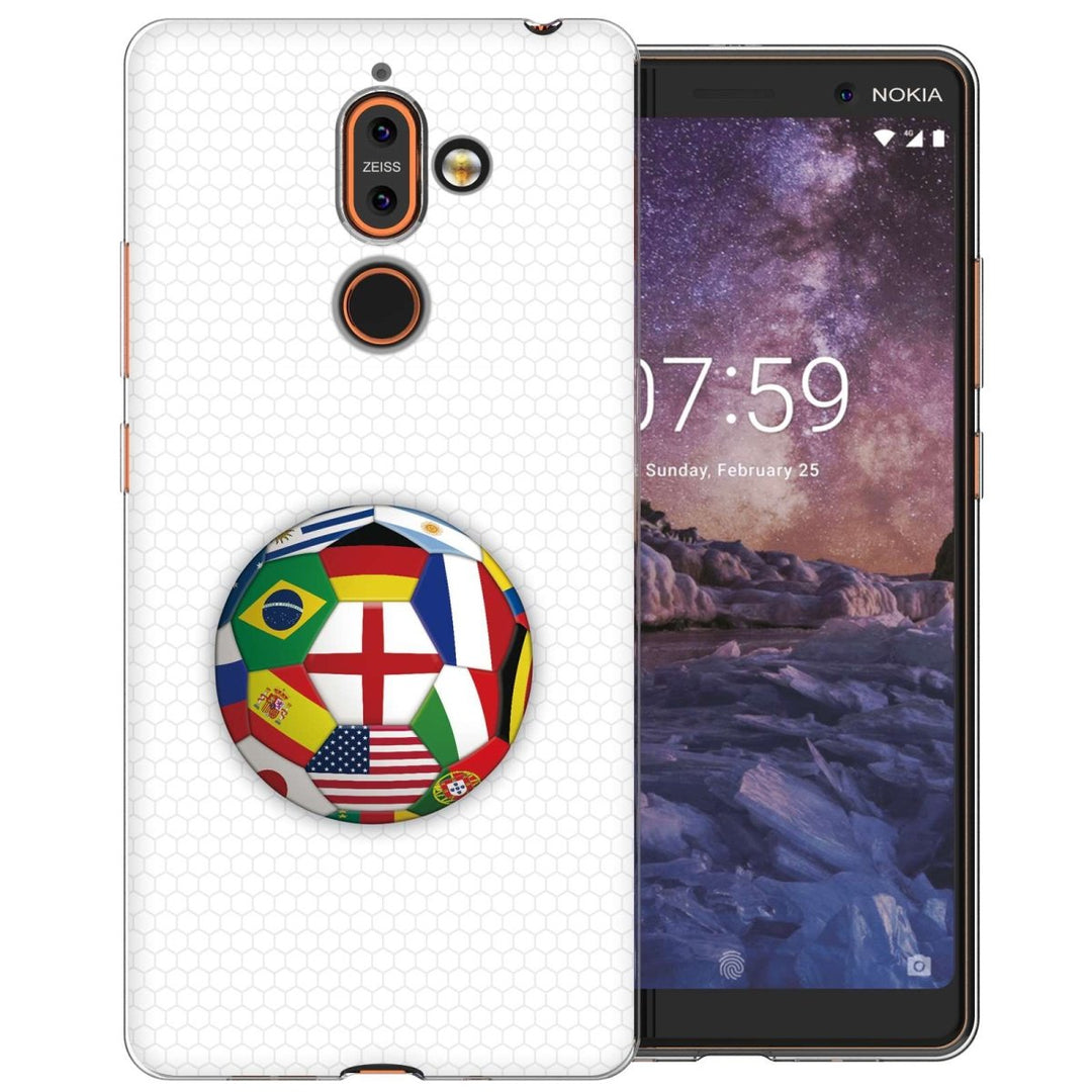 Nokia 7 Plus Flags World Cup TPU Gel Case - Mobile Madhouse