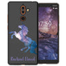 Nokia 7 Plus Blue Unicorn Personalised TPU Gel Case
