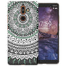 Nokia 7 Plus Tpu Mandala TPU Gel Case - Mint Green