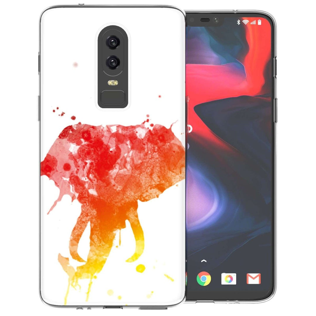 OnePlus 6 Elephant Splash TPU Gel Case - Mobile Madhouse
