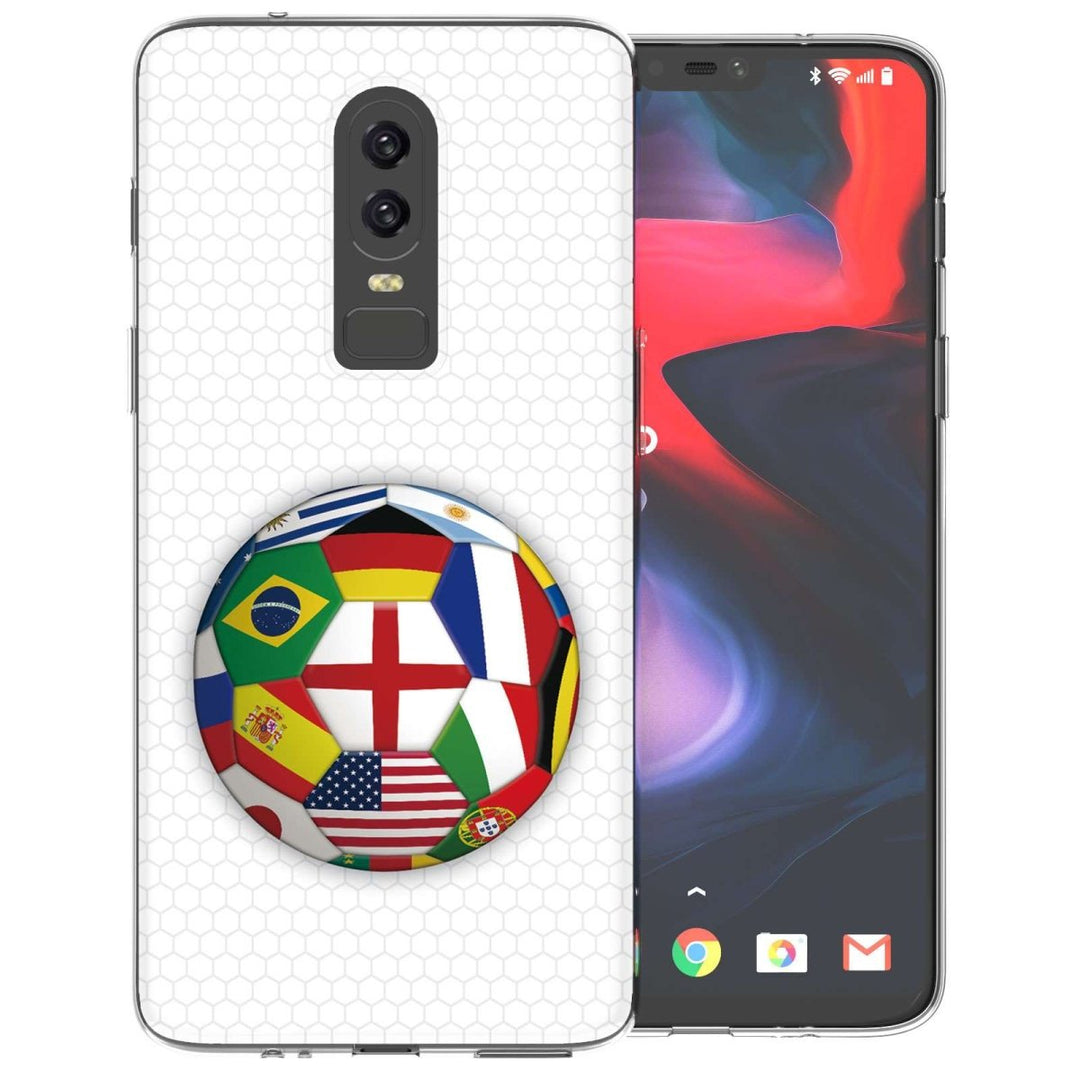 OnePlus 6 World Cup Flags TPU Gel Case - Mobile Madhouse