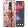 OnePlus 6 Vintage Wooden Heart TPU Gel Case