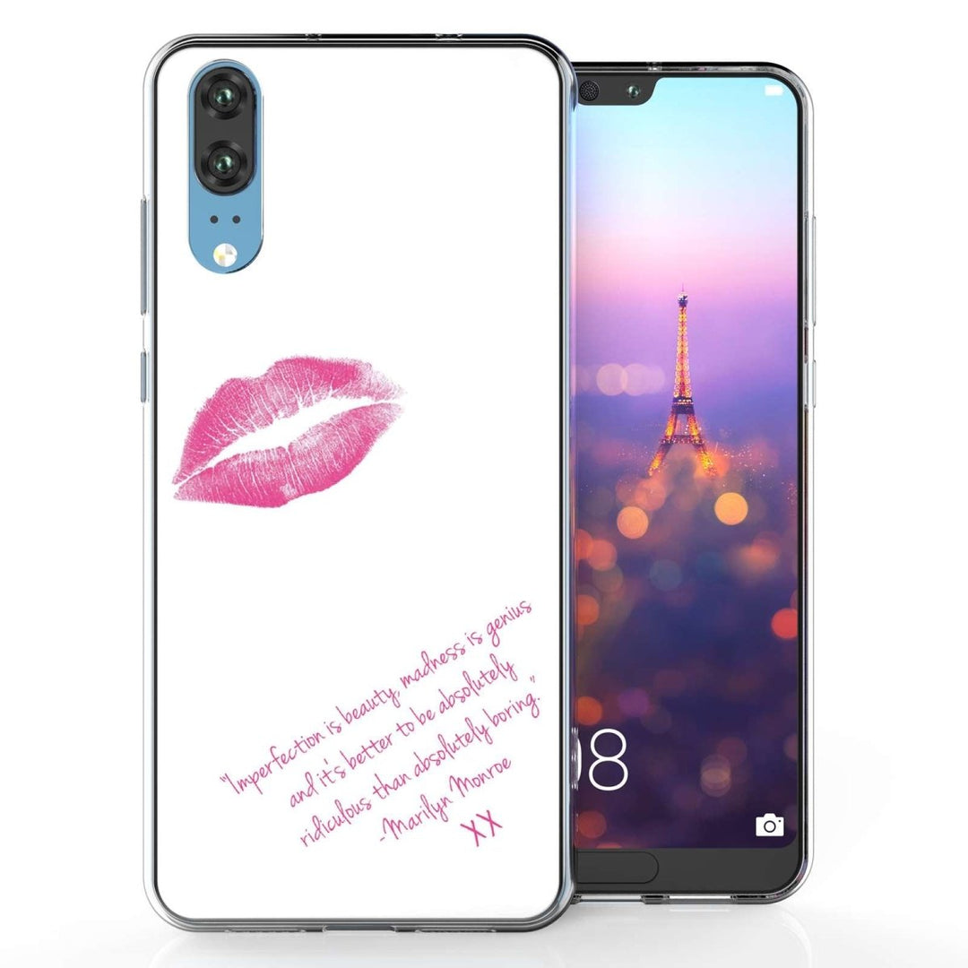 Huawei P20 Marilyn Monroe Quote TPU Gel Case - Mobile Madhouse