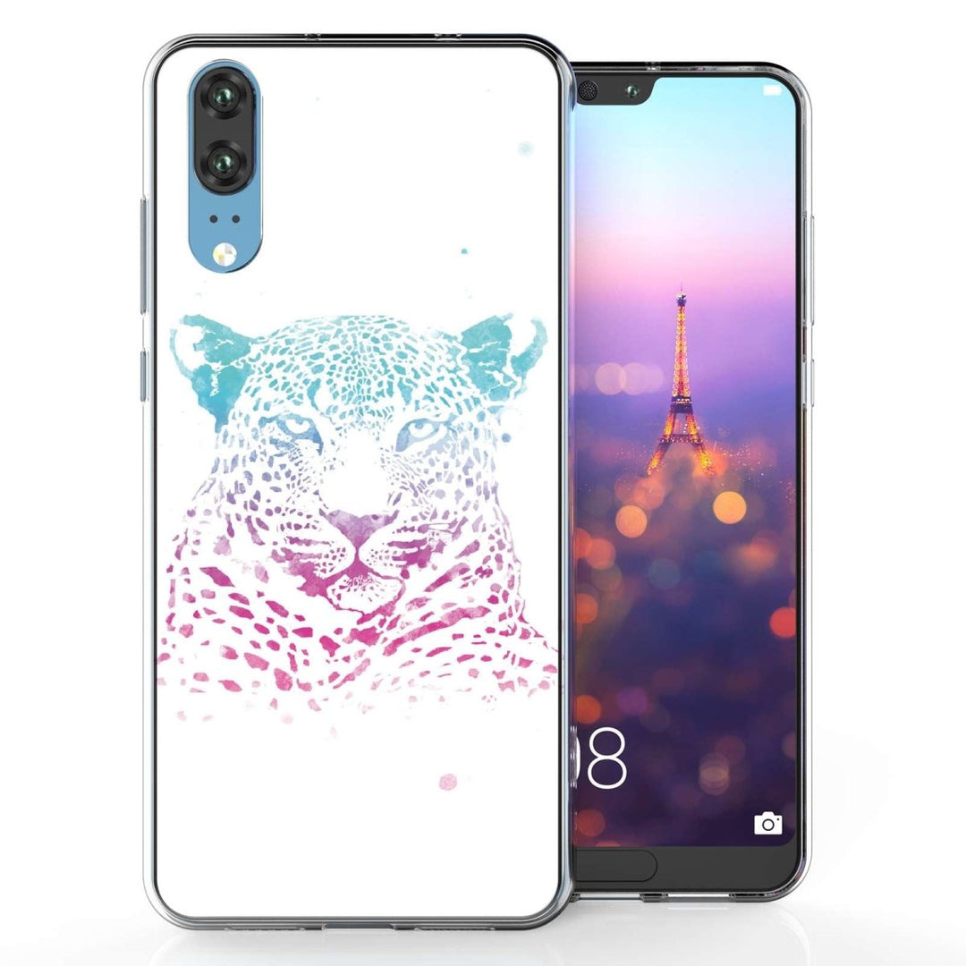 Huawei P20 Leopard Splash TPU Gel Case - Mobile Madhouse