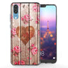 Huawei P20 Vintage Wooden Heart TPU Gel Case