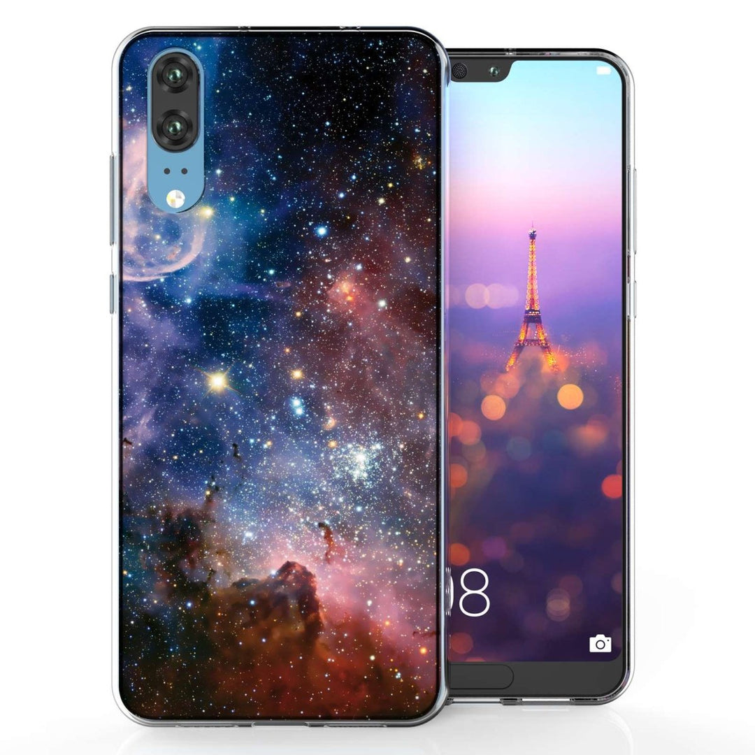 Huawei P20 Blue Constellation TPU Gel Case - Mobile Madhouse